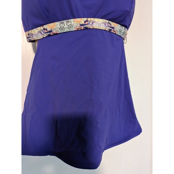 Calia NWT tankini top sz Medium Strappy open back - Picture 3 of 8